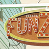 Arcade by the Sea – Coastal Boardwalk Art Print