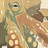 Octopus with tentacles spread in all directions filling the frame, coastal marine life art print displayed in detail